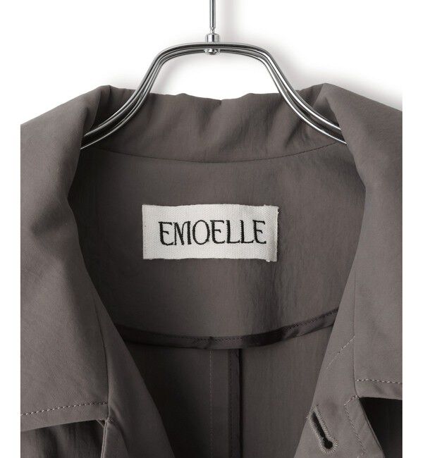 ADAM ET ROPE'「【EMOELLE】タスランナイロントレンチコート」|トレンチコート|