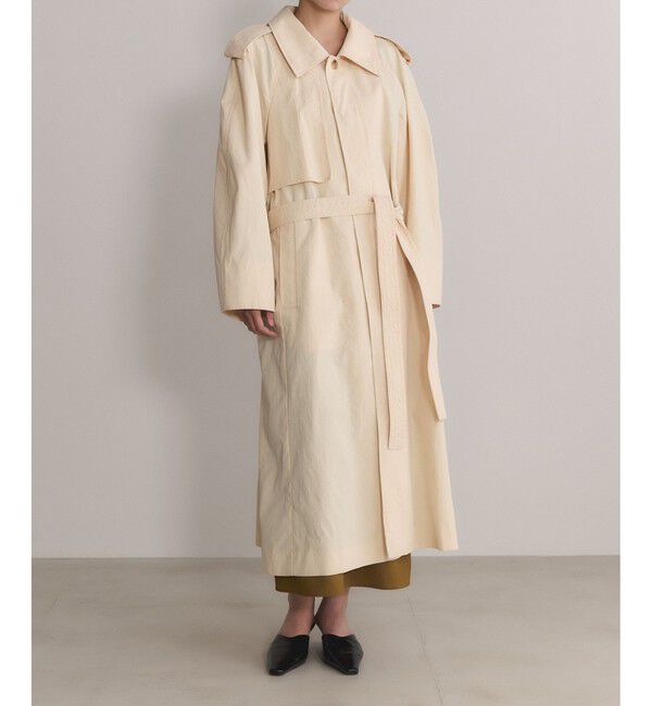 ADAM ET ROPE'「【EMOELLE】タスランナイロントレンチコート」|トレンチコート|