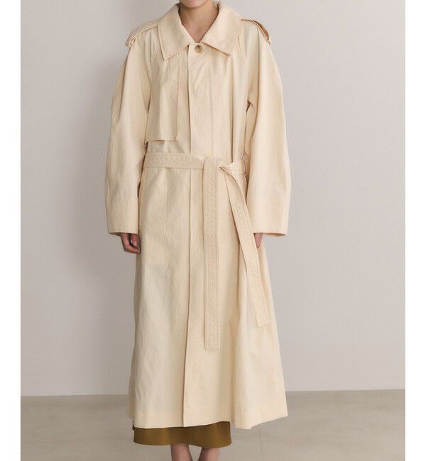 ADAM ET ROPE'「【EMOELLE】タスランナイロントレンチコート」|トレンチコート|