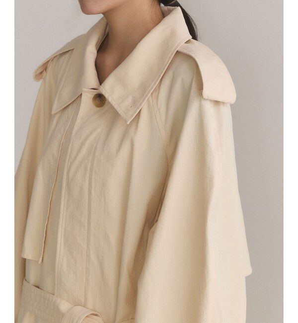 ADAM ET ROPE'「【EMOELLE】タスランナイロントレンチコート」|トレンチコート|