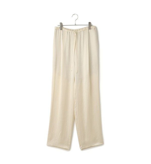 ADAM ET ROPE'「【EMOELLE】サテンイージースラックス」|スラックス|