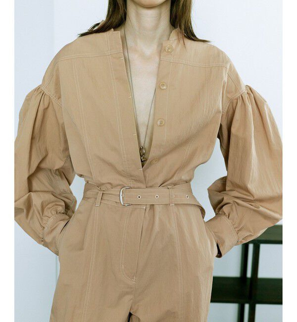 ADAM ET ROPE'「【EMOELLE】パフスリーブオールインワン」|オールインワン|