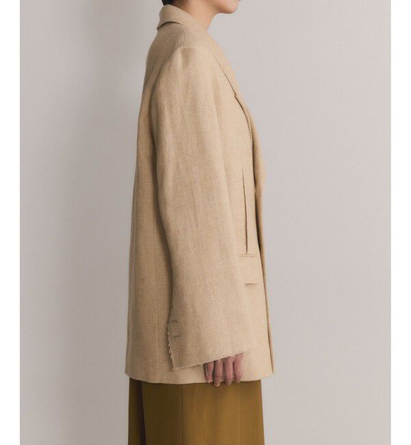ADAM ET ROPE'「【EMOELLE】ピークドラペルジャケット」|テーラードジャケット|