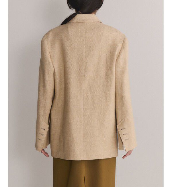ADAM ET ROPE'「【EMOELLE】ピークドラペルジャケット」|テーラードジャケット|