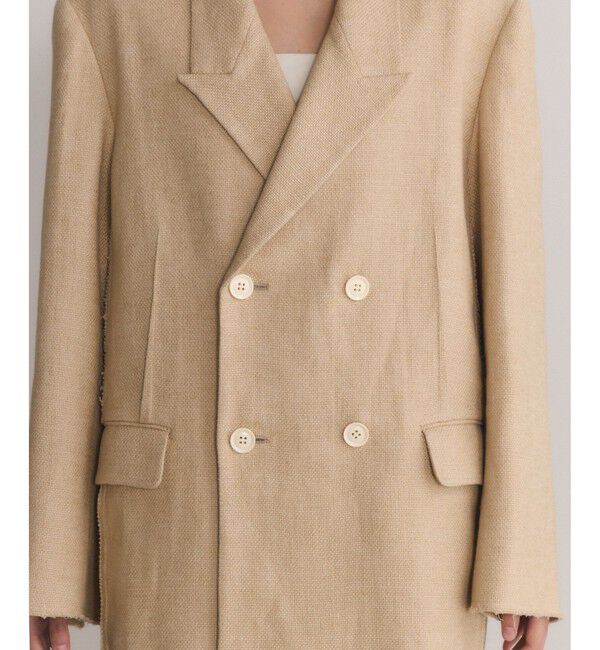 ADAM ET ROPE'「【EMOELLE】ピークドラペルジャケット」|テーラードジャケット|