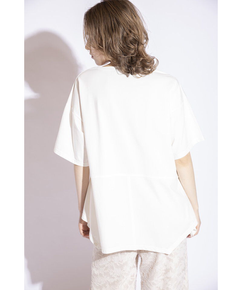  「イレギュラーヘムTシャツ」|Tシャツ・カットソー|