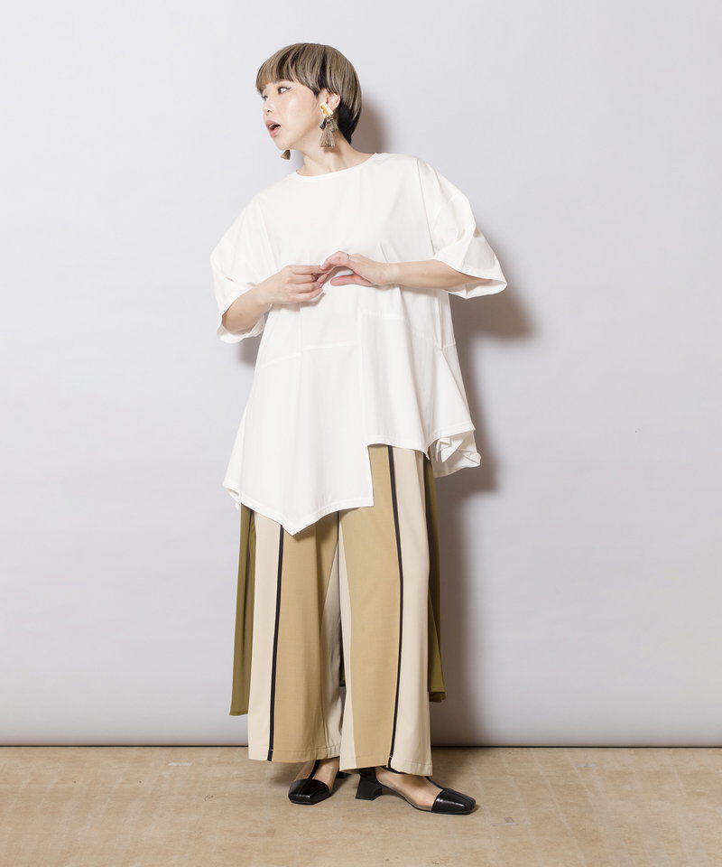  「イレギュラーヘムTシャツ」|Tシャツ・カットソー|