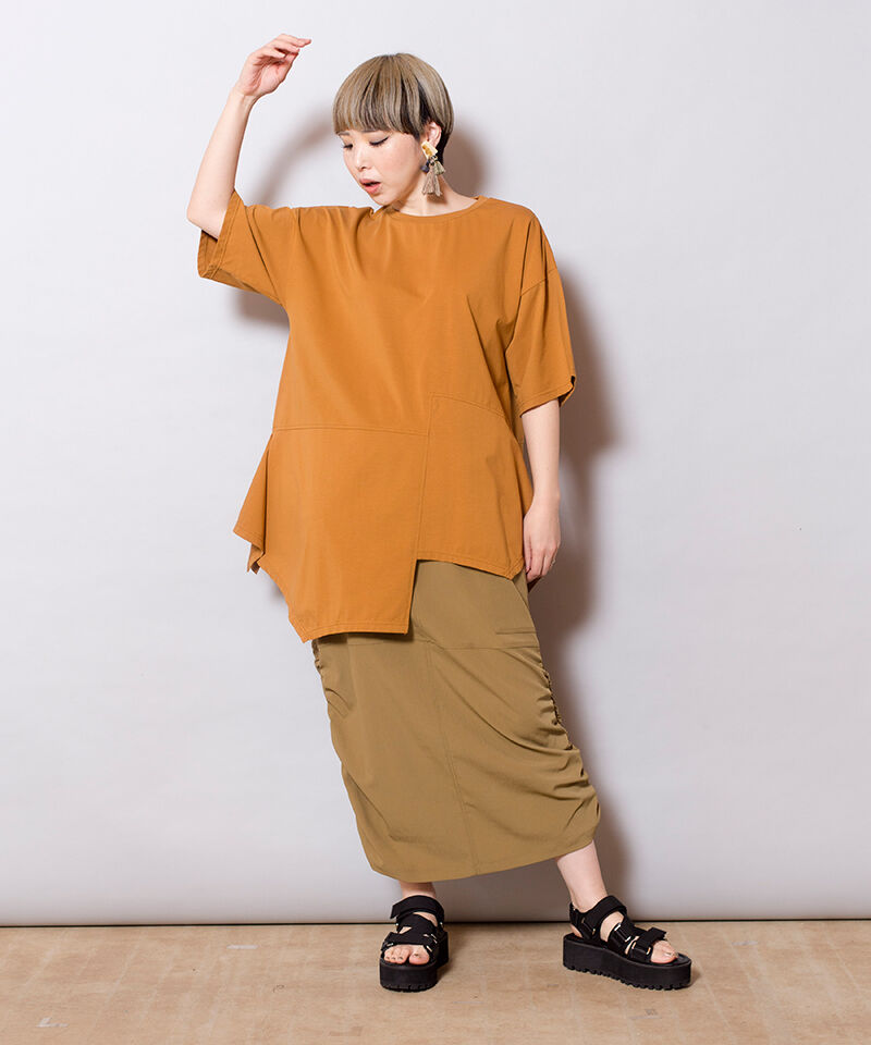  「イレギュラーヘムTシャツ」|Tシャツ・カットソー|