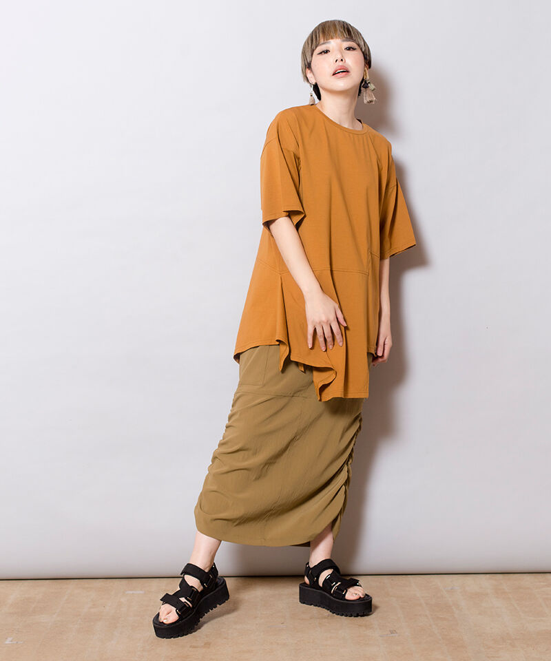  「イレギュラーヘムTシャツ」|Tシャツ・カットソー|