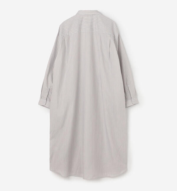 DANTON「DANTON | プランサーボタン シャツワンピース STRIPE WOMEN」|ワンピース|