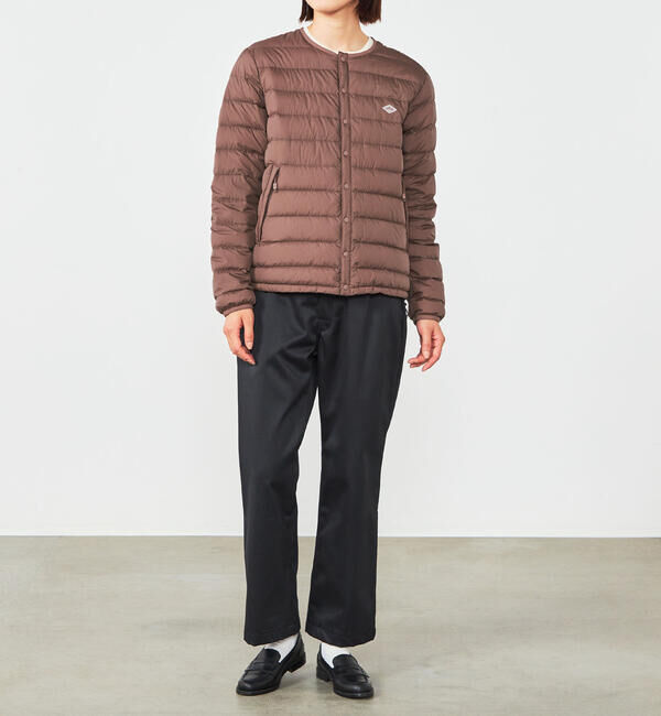 DANTON「DANTON | クルーネック インナーダウンジャケット WOMEN」|ダウン|