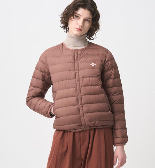 DANTON「DANTON | クルーネック インナーダウンジャケット WOMEN」|ダウン|