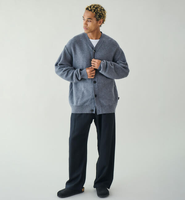 ORCIVAL「ORCIVAL | ウールコットン Vネックカーディガン MEN」|ニット・セーター|