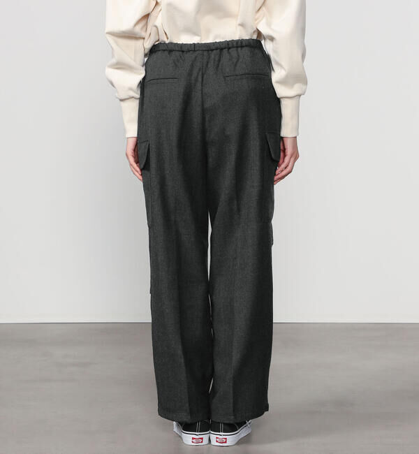  「LE GLAZIK | ウール カーゴパンツ WOMEN」|チノ|