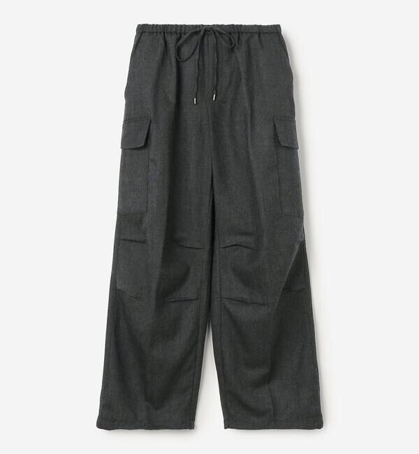  「LE GLAZIK | ウール カーゴパンツ WOMEN」|チノ|