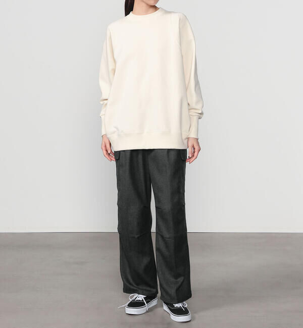  「LE GLAZIK | ウール カーゴパンツ WOMEN」|チノ|