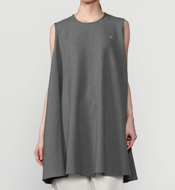 GYMPHLEX「Gymphlex | ポリフランネル フレアチュニック WOMEN」|シャツ・ブラウス|