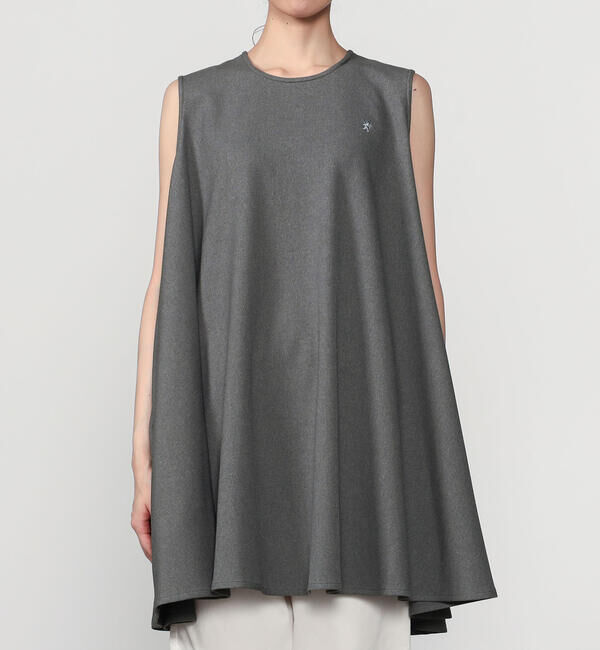 GYMPHLEX「Gymphlex | ポリフランネル フレアチュニック WOMEN」|シャツ・ブラウス|