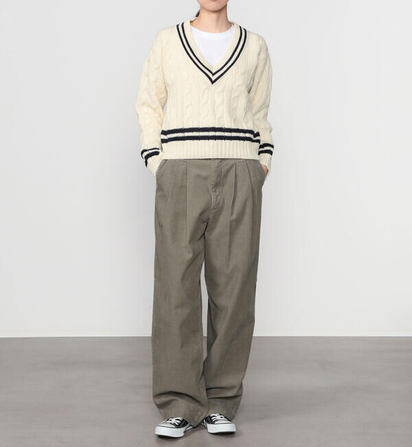  「THE SHINZONE | 〈別注〉TOMBOY PANTS CORDUROY WOMEN」|チノ|