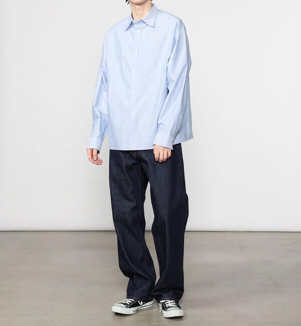  「MORRIS & SONS | ピンオックス 長袖シャツ MEN」|シャツ・ブラウス|