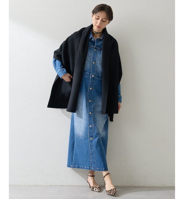  「ストレッチデニムワンピース」|ワンピース|