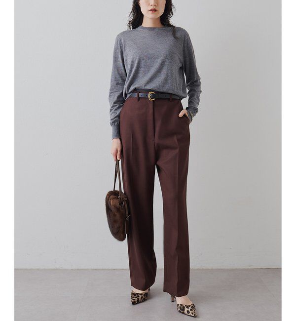  「16Gクルーネックプルオーバー」|ニット・セーター|