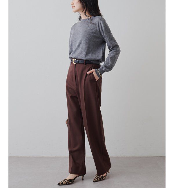  「16Gクルーネックプルオーバー」|ニット・セーター|