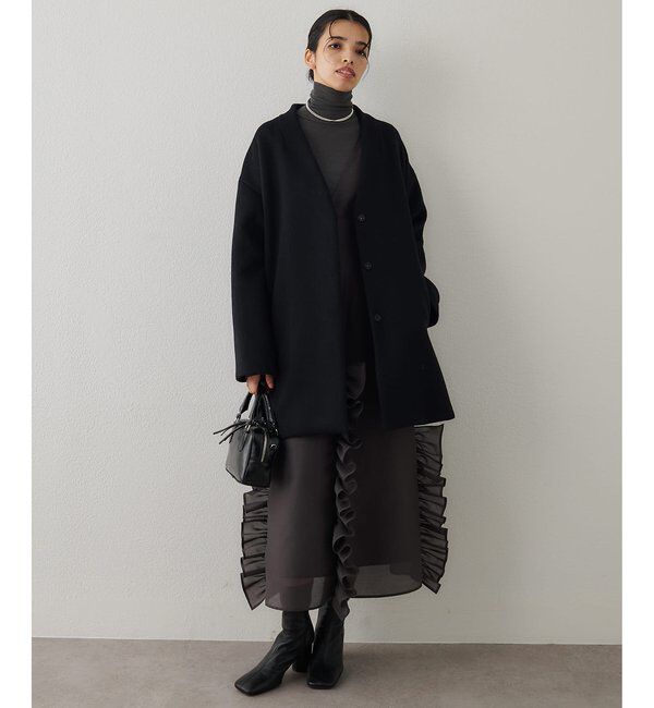  「フリルオーガンジーワンピース」|ワンピース|