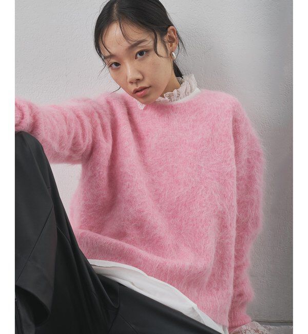  「スーリーアルパカクルーネックプルオーバー」|ニット・セーター|