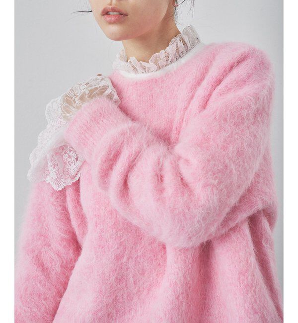  「スーリーアルパカクルーネックプルオーバー」|ニット・セーター|