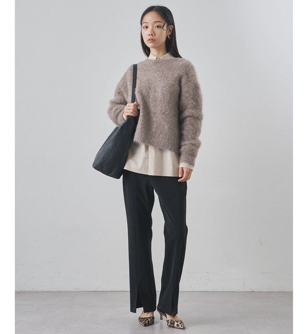  「スーリーアルパカクルーネックプルオーバー」|ニット・セーター|
