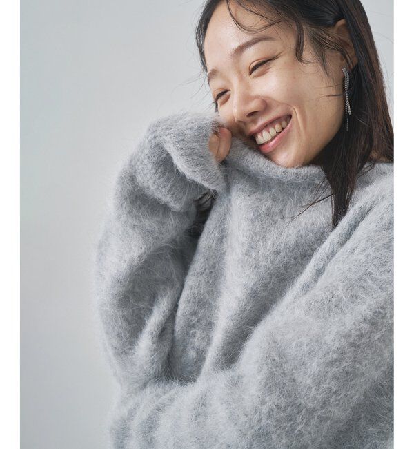  「スーリーアルパカクルーネックプルオーバー」|ニット・セーター|