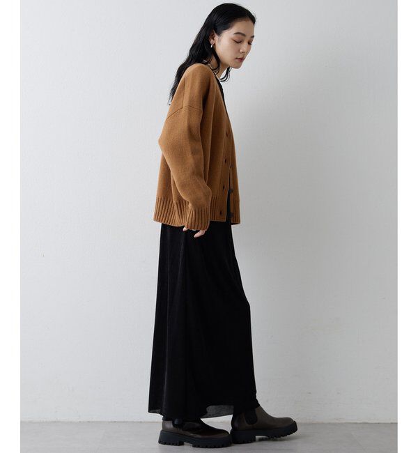 Drawing Numbers「【Drawing Numbers】接結ルーズVネックカーディガン」|ニット・セーター|