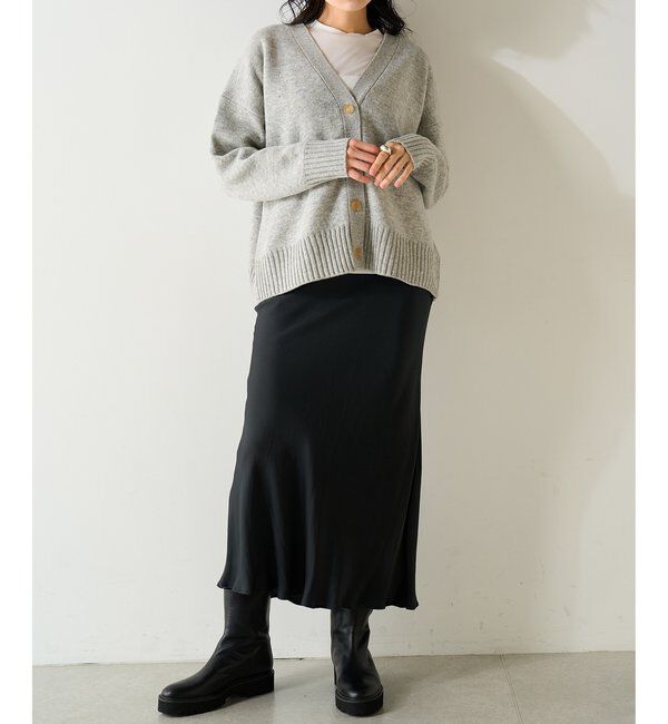 Drawing Numbers「【Drawing Numbers】接結ルーズVネックカーディガン」|ニット・セーター|