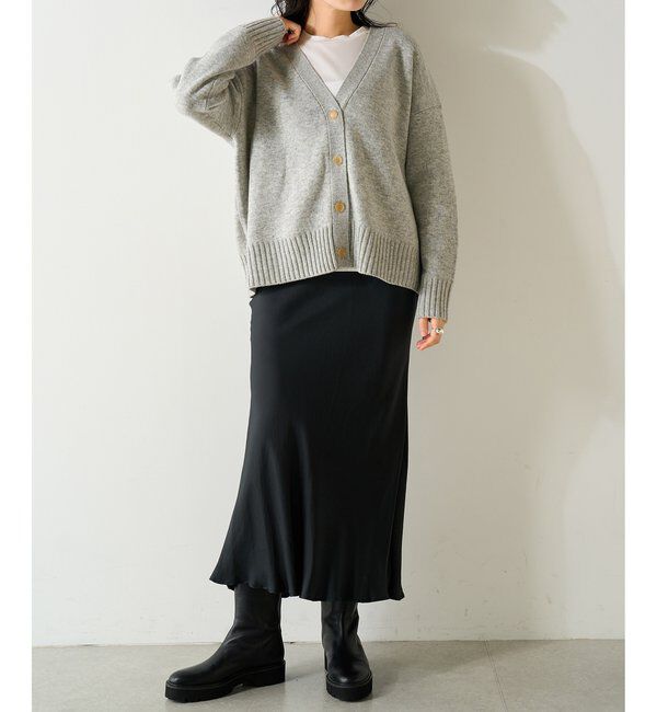 Drawing Numbers「【Drawing Numbers】接結ルーズVネックカーディガン」|ニット・セーター|