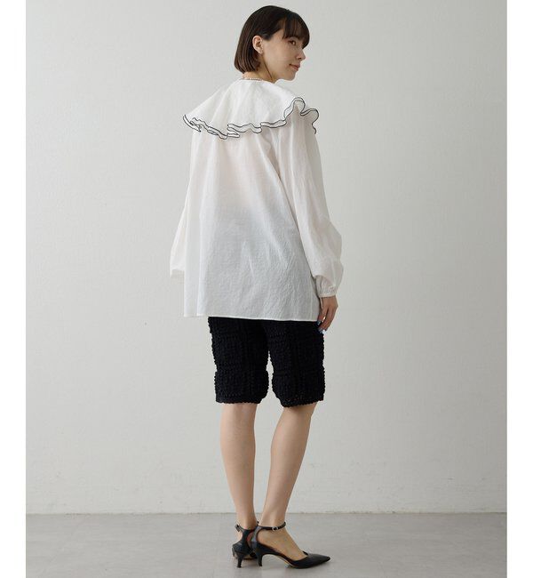  「ローンフリルブラウス」|シャツ・ブラウス|