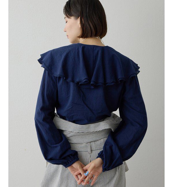  「ローンフリルブラウス」|シャツ・ブラウス|