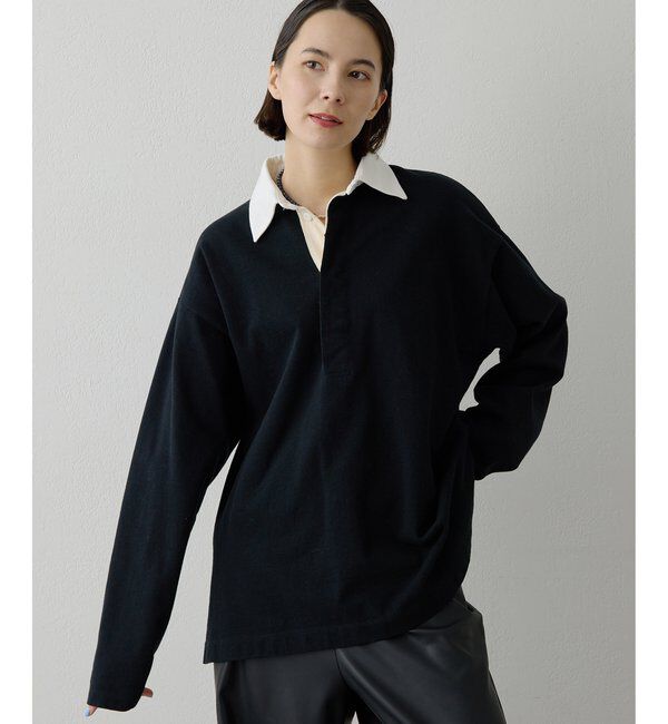  「刺繍ラガーシャツ」|Tシャツ・カットソー|