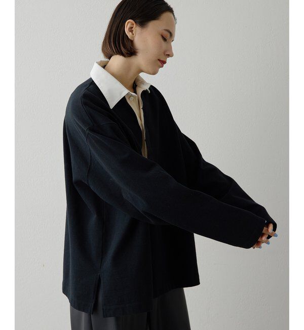  「刺繍ラガーシャツ」|Tシャツ・カットソー|