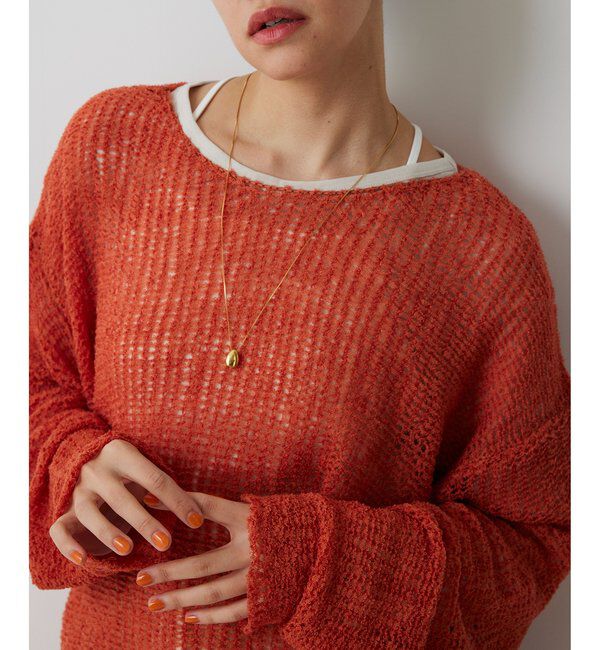 THE PAUSE「【THE PAUSE】メッシュプルオーバー」|ニット・セーター|