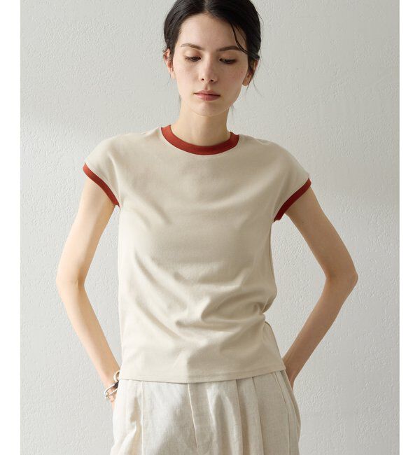 THE PAUSE「【THE PAUSE】フレンチリンガーTEE」|Tシャツ・カットソー|