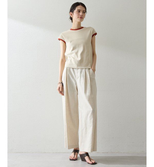 THE PAUSE「【THE PAUSE】フレンチリンガーTEE」|Tシャツ・カットソー|