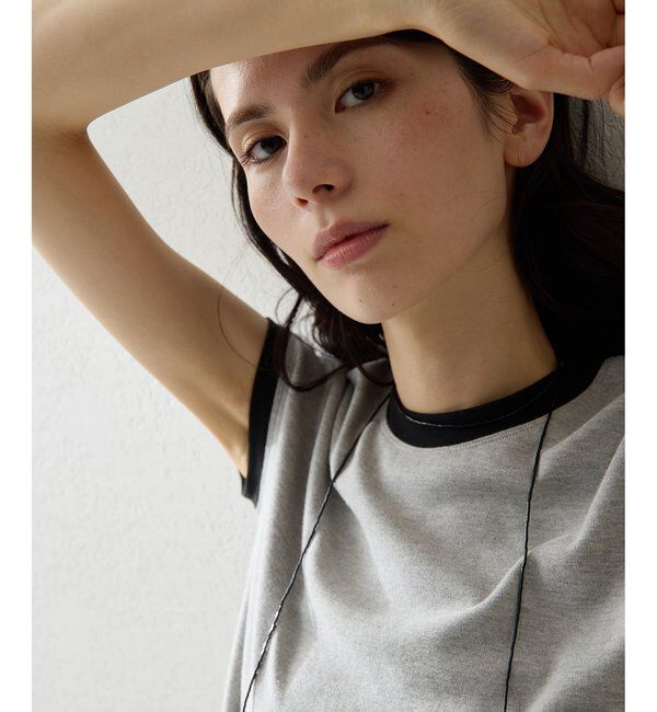 THE PAUSE「【THE PAUSE】フレンチリンガーTEE」|Tシャツ・カットソー|