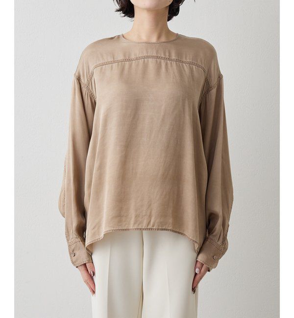  「ピグメントクルーブラウス」|シャツ・ブラウス|