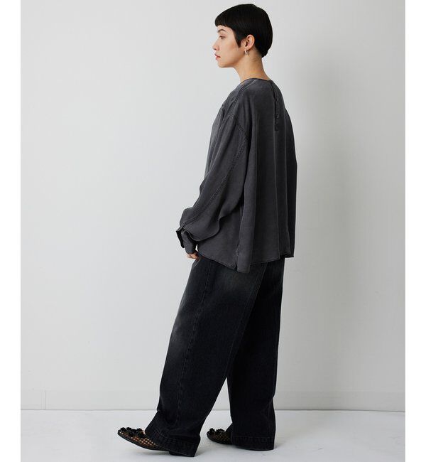  「ピグメントクルーブラウス」|シャツ・ブラウス|