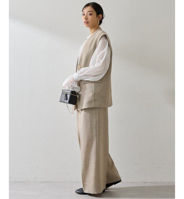  「リネンライクジレ」|ベスト・ジレ|