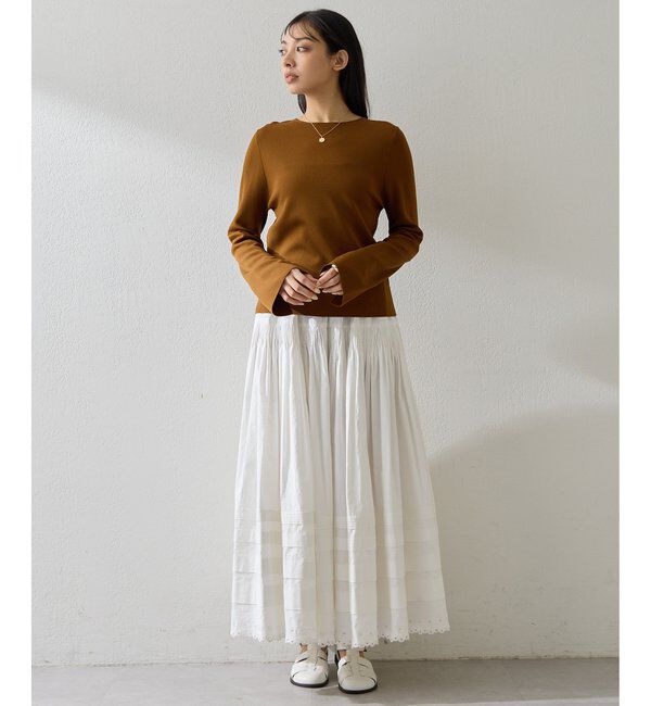  「2wayスムースプルオーバー」|ニット・セーター|