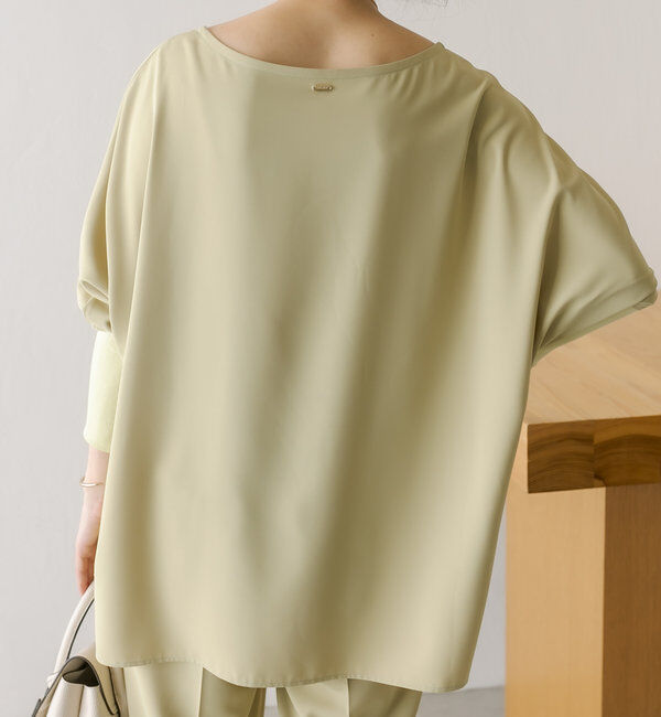  「【新色登場/高機能/シーズンレス】ジャージ袖リブブラウス」|シャツ・ブラウス|