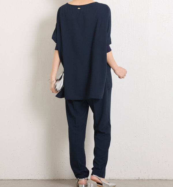  「【新色登場/高機能/シーズンレス】ジャージ袖リブブラウス」|シャツ・ブラウス|