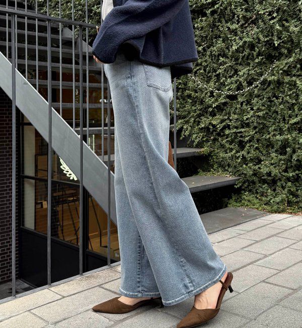  「【XLサイズ登場//累計販売1万超】リラックススーパーワイドデニム」|デニム|